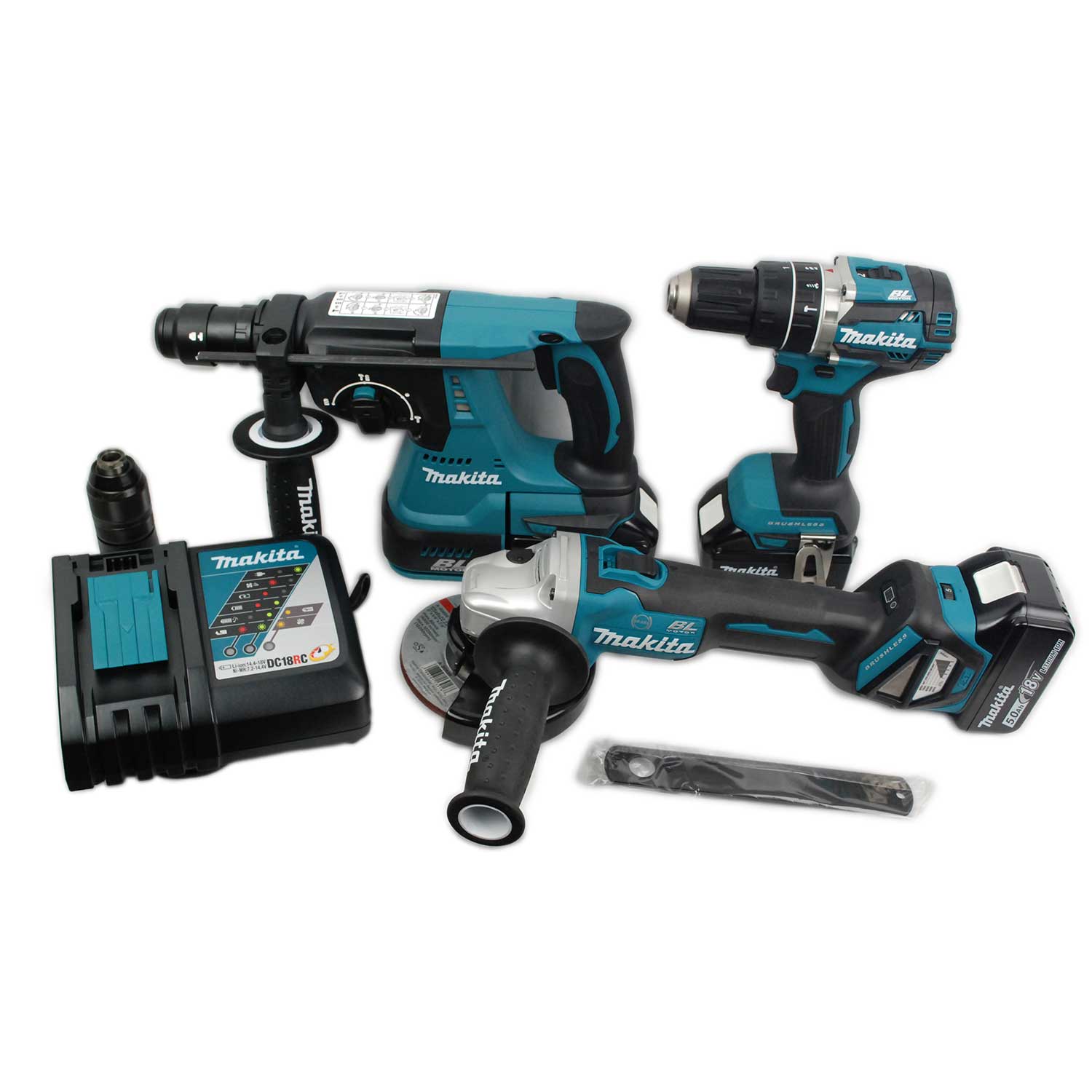 Kit Makita Dlx3119tj 1battomagg 3 Macchine 3 Batterie 1 In Omaggio 5