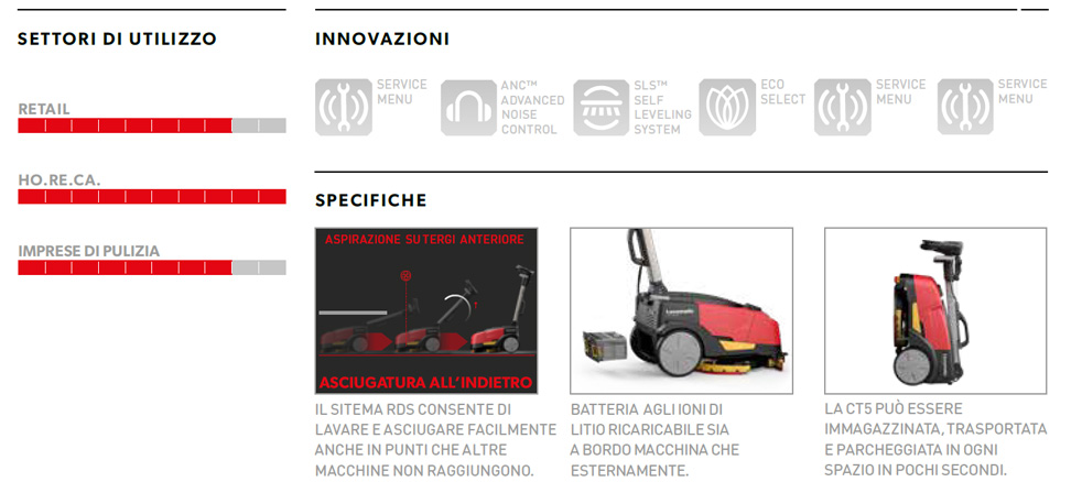 Lavasciuga IPC Cleaning Lavamatic 5B30 lavapavimenti uomo a terra