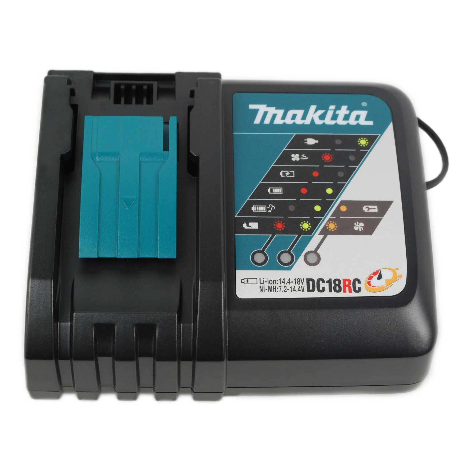 Avvitatore Makita 18V dhp484rtj + 138 inserti + lampada led omaggio  deadml815 +2 batterie 18V 5,0 Ah bl1850b + caricabatterie 14,4-18V dc18rc +  valigetta