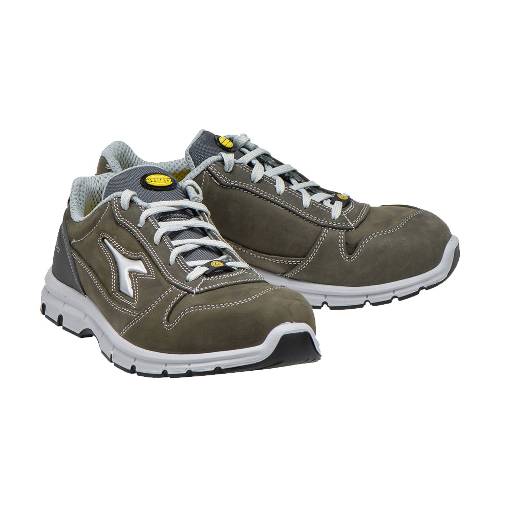 Scarpa DIADORA UTILITY Run II Low bassa S3 SRC ESD Nabuk idrorepellente,  antiperforazione e intersuola poliuretano grigio castello tg 41